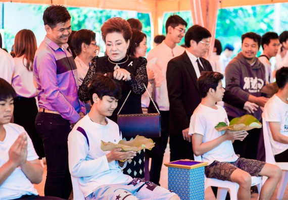 ภาพกิจกรรม คณะวิทยาศาสตร์และเทคโนโลยี เข้าร่วมพิธีบรรพชาอุปสมบท 30 รูป ถวายเป็นพระราชกุศลแด่พระบาทสมเด็จพระปรมินทรมหาภูมิพลอดุลยเดช