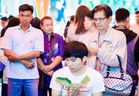 ภาพกิจกรรม คณะวิทยาศาสตร์และเทคโนโลยี เข้าร่วมพิธีบรรพชาอุปสมบท 30 รูป ถวายเป็นพระราชกุศลแด่พระบาทสมเด็จพระปรมินทรมหาภูมิพลอดุลยเดช