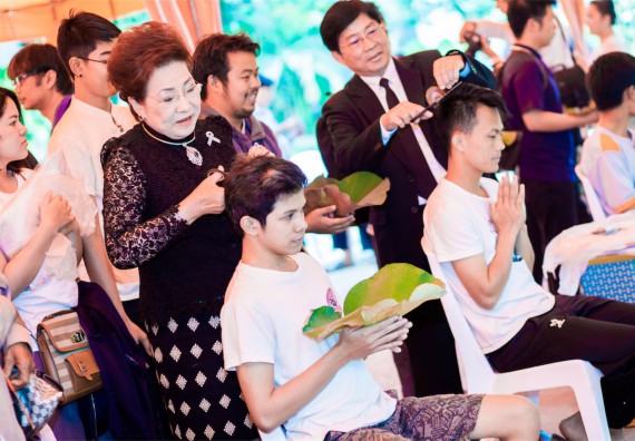 ภาพกิจกรรม คณะวิทยาศาสตร์และเทคโนโลยี เข้าร่วมพิธีบรรพชาอุปสมบท 30 รูป ถวายเป็นพระราชกุศลแด่พระบาทสมเด็จพระปรมินทรมหาภูมิพลอดุลยเดช