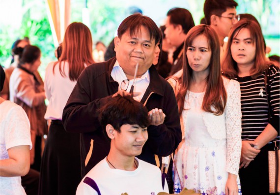 ภาพกิจกรรม คณะวิทยาศาสตร์และเทคโนโลยี เข้าร่วมพิธีบรรพชาอุปสมบท 30 รูป ถวายเป็นพระราชกุศลแด่พระบาทสมเด็จพระปรมินทรมหาภูมิพลอดุลยเดช