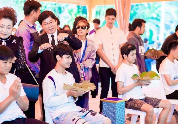 ภาพกิจกรรม คณะวิทยาศาสตร์และเทคโนโลยี เข้าร่วมพิธีบรรพชาอุปสมบท 30 รูป ถวายเป็นพระราชกุศลแด่พระบาทสมเด็จพระปรมินทรมหาภูมิพลอดุลยเดช