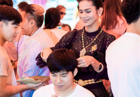 ภาพกิจกรรม คณะวิทยาศาสตร์และเทคโนโลยี เข้าร่วมพิธีบรรพชาอุปสมบท 30 รูป ถวายเป็นพระราชกุศลแด่พระบาทสมเด็จพระปรมินทรมหาภูมิพลอดุลยเดช