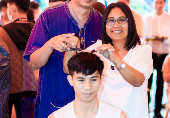 ภาพกิจกรรม คณะวิทยาศาสตร์และเทคโนโลยี เข้าร่วมพิธีบรรพชาอุปสมบท 30 รูป ถวายเป็นพระราชกุศลแด่พระบาทสมเด็จพระปรมินทรมหาภูมิพลอดุลยเดช