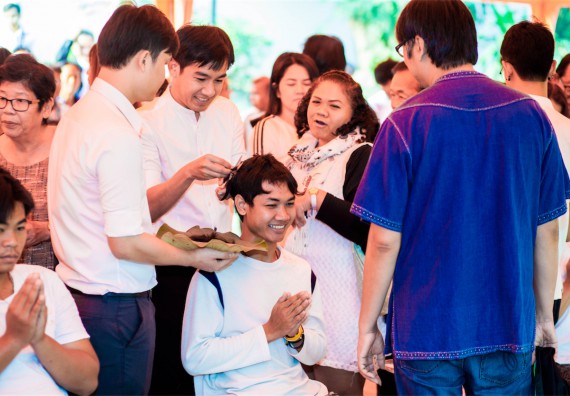 ภาพกิจกรรม คณะวิทยาศาสตร์และเทคโนโลยี เข้าร่วมพิธีบรรพชาอุปสมบท 30 รูป ถวายเป็นพระราชกุศลแด่พระบาทสมเด็จพระปรมินทรมหาภูมิพลอดุลยเดช
