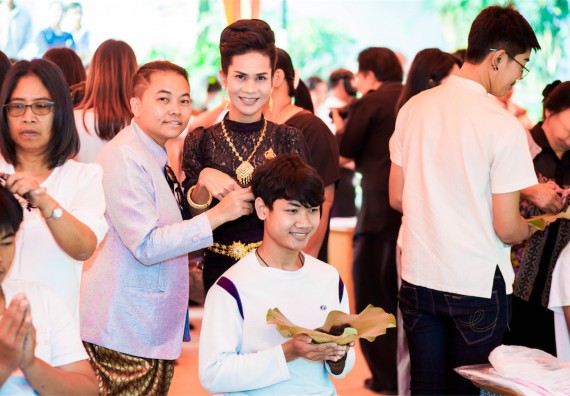 ภาพกิจกรรม คณะวิทยาศาสตร์และเทคโนโลยี เข้าร่วมพิธีบรรพชาอุปสมบท 30 รูป ถวายเป็นพระราชกุศลแด่พระบาทสมเด็จพระปรมินทรมหาภูมิพลอดุลยเดช