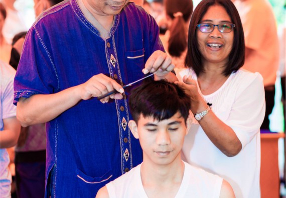 ภาพกิจกรรม คณะวิทยาศาสตร์และเทคโนโลยี เข้าร่วมพิธีบรรพชาอุปสมบท 30 รูป ถวายเป็นพระราชกุศลแด่พระบาทสมเด็จพระปรมินทรมหาภูมิพลอดุลยเดช