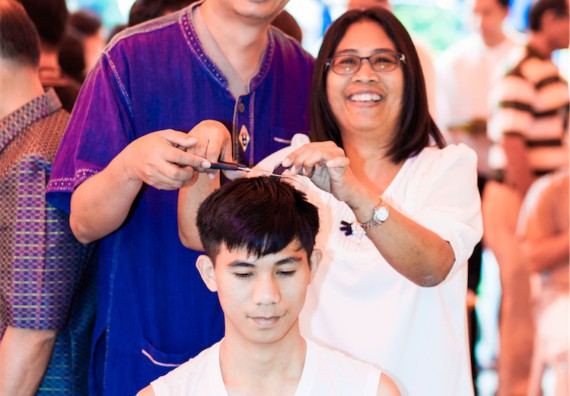 ภาพกิจกรรม คณะวิทยาศาสตร์และเทคโนโลยี เข้าร่วมพิธีบรรพชาอุปสมบท 30 รูป ถวายเป็นพระราชกุศลแด่พระบาทสมเด็จพระปรมินทรมหาภูมิพลอดุลยเดช