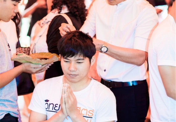 ภาพกิจกรรม คณะวิทยาศาสตร์และเทคโนโลยี เข้าร่วมพิธีบรรพชาอุปสมบท 30 รูป ถวายเป็นพระราชกุศลแด่พระบาทสมเด็จพระปรมินทรมหาภูมิพลอดุลยเดช