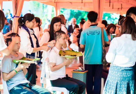 ภาพกิจกรรม คณะวิทยาศาสตร์และเทคโนโลยี เข้าร่วมพิธีบรรพชาอุปสมบท 30 รูป ถวายเป็นพระราชกุศลแด่พระบาทสมเด็จพระปรมินทรมหาภูมิพลอดุลยเดช
