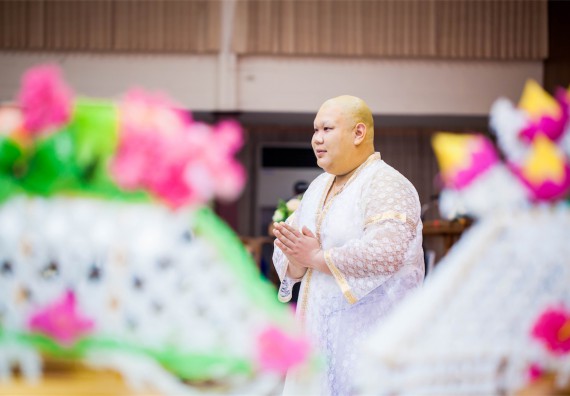 ภาพกิจกรรม คณะวิทยาศาสตร์และเทคโนโลยี เข้าร่วมพิธีบรรพชาอุปสมบท 30 รูป ถวายเป็นพระราชกุศลแด่พระบาทสมเด็จพระปรมินทรมหาภูมิพลอดุลยเดช