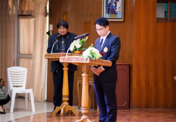 ภาพกิจกรรม คณะวิทยาศาสตร์และเทคโนโลยี เข้าร่วมพิธีบรรพชาอุปสมบท 30 รูป ถวายเป็นพระราชกุศลแด่พระบาทสมเด็จพระปรมินทรมหาภูมิพลอดุลยเดช