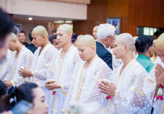 ภาพกิจกรรม คณะวิทยาศาสตร์และเทคโนโลยี เข้าร่วมพิธีบรรพชาอุปสมบท 30 รูป ถวายเป็นพระราชกุศลแด่พระบาทสมเด็จพระปรมินทรมหาภูมิพลอดุลยเดช