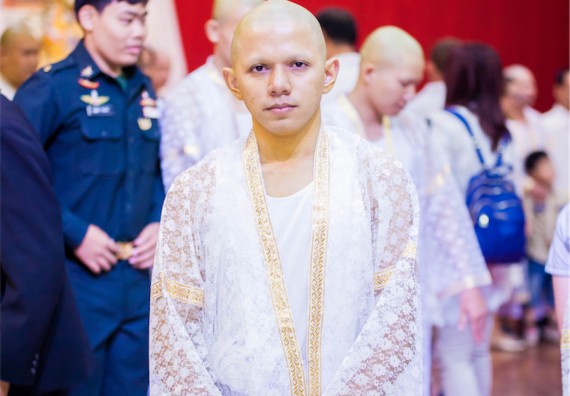 ภาพกิจกรรม คณะวิทยาศาสตร์และเทคโนโลยี เข้าร่วมพิธีบรรพชาอุปสมบท 30 รูป ถวายเป็นพระราชกุศลแด่พระบาทสมเด็จพระปรมินทรมหาภูมิพลอดุลยเดช