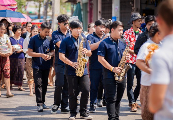 ภาพกิจกรรม คณะวิทยาศาสตร์และเทคโนโลยี เข้าร่วมพิธีบรรพชาอุปสมบท 30 รูป ถวายเป็นพระราชกุศลแด่พระบาทสมเด็จพระปรมินทรมหาภูมิพลอดุลยเดช