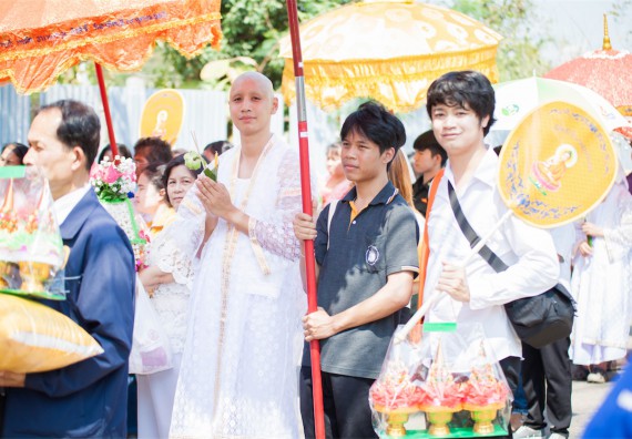 ภาพกิจกรรม คณะวิทยาศาสตร์และเทคโนโลยี เข้าร่วมพิธีบรรพชาอุปสมบท 30 รูป ถวายเป็นพระราชกุศลแด่พระบาทสมเด็จพระปรมินทรมหาภูมิพลอดุลยเดช