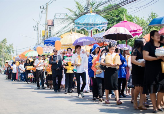 ภาพกิจกรรม คณะวิทยาศาสตร์และเทคโนโลยี เข้าร่วมพิธีบรรพชาอุปสมบท 30 รูป ถวายเป็นพระราชกุศลแด่พระบาทสมเด็จพระปรมินทรมหาภูมิพลอดุลยเดช