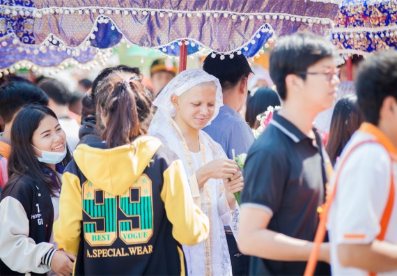 ภาพกิจกรรม คณะวิทยาศาสตร์และเทคโนโลยี เข้าร่วมพิธีบรรพชาอุปสมบท 30 รูป ถวายเป็นพระราชกุศลแด่พระบาทสมเด็จพระปรมินทรมหาภูมิพลอดุลยเดช