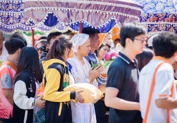 ภาพกิจกรรม คณะวิทยาศาสตร์และเทคโนโลยี เข้าร่วมพิธีบรรพชาอุปสมบท 30 รูป ถวายเป็นพระราชกุศลแด่พระบาทสมเด็จพระปรมินทรมหาภูมิพลอดุลยเดช