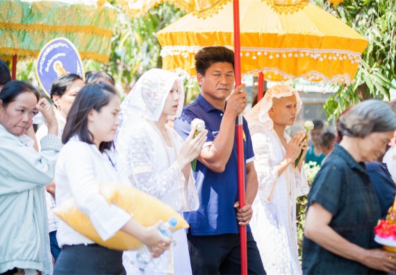 ภาพกิจกรรม คณะวิทยาศาสตร์และเทคโนโลยี เข้าร่วมพิธีบรรพชาอุปสมบท 30 รูป ถวายเป็นพระราชกุศลแด่พระบาทสมเด็จพระปรมินทรมหาภูมิพลอดุลยเดช