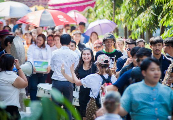 ภาพกิจกรรม คณะวิทยาศาสตร์และเทคโนโลยี เข้าร่วมพิธีบรรพชาอุปสมบท 30 รูป ถวายเป็นพระราชกุศลแด่พระบาทสมเด็จพระปรมินทรมหาภูมิพลอดุลยเดช