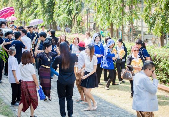 ภาพกิจกรรม คณะวิทยาศาสตร์และเทคโนโลยี เข้าร่วมพิธีบรรพชาอุปสมบท 30 รูป ถวายเป็นพระราชกุศลแด่พระบาทสมเด็จพระปรมินทรมหาภูมิพลอดุลยเดช