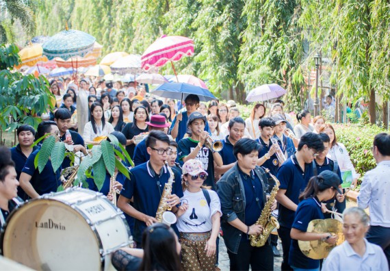 ภาพกิจกรรม คณะวิทยาศาสตร์และเทคโนโลยี เข้าร่วมพิธีบรรพชาอุปสมบท 30 รูป ถวายเป็นพระราชกุศลแด่พระบาทสมเด็จพระปรมินทรมหาภูมิพลอดุลยเดช