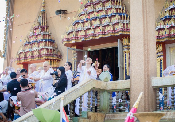 ภาพกิจกรรม คณะวิทยาศาสตร์และเทคโนโลยี เข้าร่วมพิธีบรรพชาอุปสมบท 30 รูป ถวายเป็นพระราชกุศลแด่พระบาทสมเด็จพระปรมินทรมหาภูมิพลอดุลยเดช