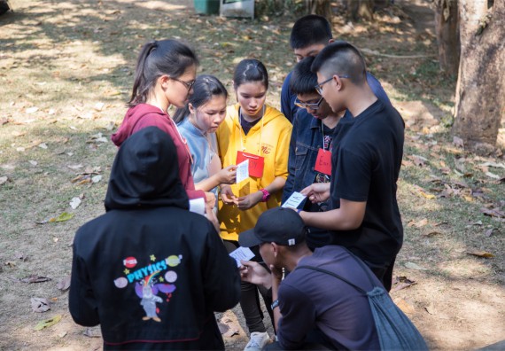 ภาพกิจกรรม โปรแกรมวิชาฟิสิกส์ จัดกิจกรรมค่ายดาราศาสตร์ สำหรับนักเรียนห้องเรียนพิเศษวิทยาศาสตร์ คณิตศาสตร์ และเทคโนโลยี (SMAT)