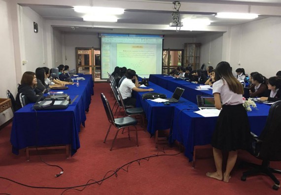 ภาพกิจกรรม โปรแกรมวิชาเคมี จัดกิจกรรมการอบรมเตรียมความพร้อมการทำวิจัยทางเคมี