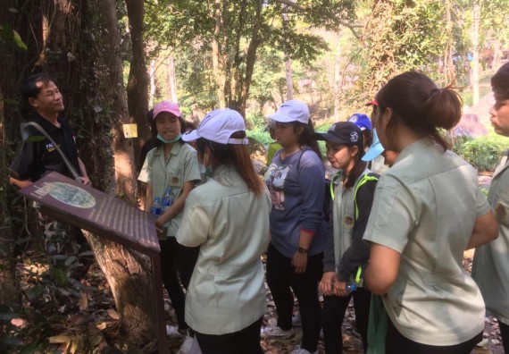 ภาพกิจกรรม โปรแกรมวิชาวิทยาศาสตร์สิ่งแวดล้อม จัดกิจกรรมการสำรวจศึกษาพรรณไม้ในท้องถิ่น