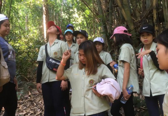 ภาพกิจกรรม โปรแกรมวิชาวิทยาศาสตร์สิ่งแวดล้อม จัดกิจกรรมการสำรวจศึกษาพรรณไม้ในท้องถิ่น