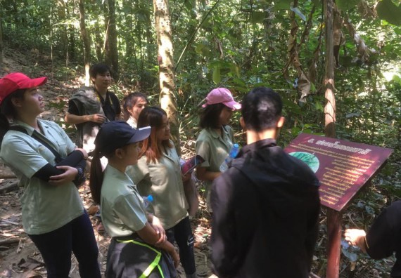 ภาพกิจกรรม โปรแกรมวิชาวิทยาศาสตร์สิ่งแวดล้อม จัดกิจกรรมการสำรวจศึกษาพรรณไม้ในท้องถิ่น