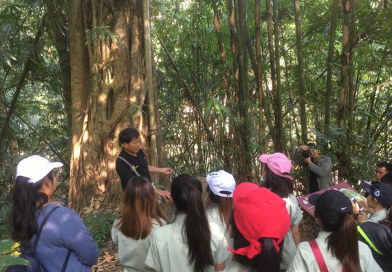 ภาพกิจกรรม โปรแกรมวิชาวิทยาศาสตร์สิ่งแวดล้อม จัดกิจกรรมการสำรวจศึกษาพรรณไม้ในท้องถิ่น
