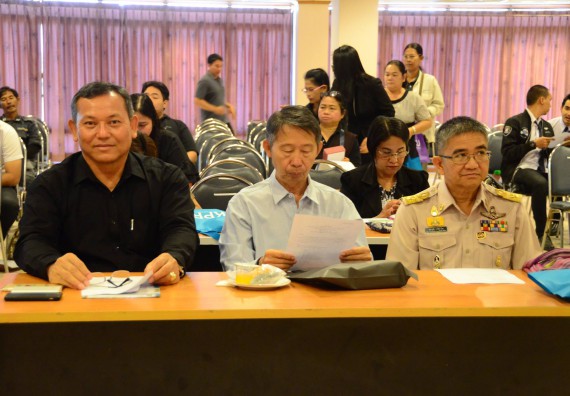 ภาพกิจกรรม นักศึกษาคณะวิทยาศาสตร์และเทคโนโลยี เข้าร่วมโครการแสดงเจตจำนงการบริการงานด้วยความซื่อสัตย์สุจริต