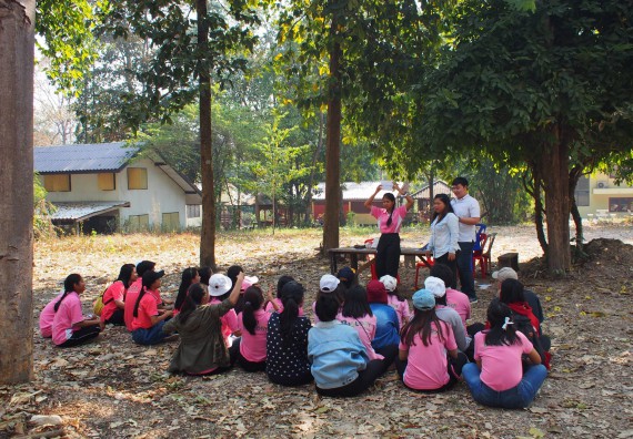 ภาพกิจกรรม โปรแกรมวิชาชีววิทยา จัดโครงการสานสัมพันธ์น้องพี่ชีววิทยา