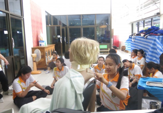 ภาพกิจกรรม โปรแกรมวิชาสาธารณสุขศาสตร์ จัดการอบรม เรื่อง การฉีดยา