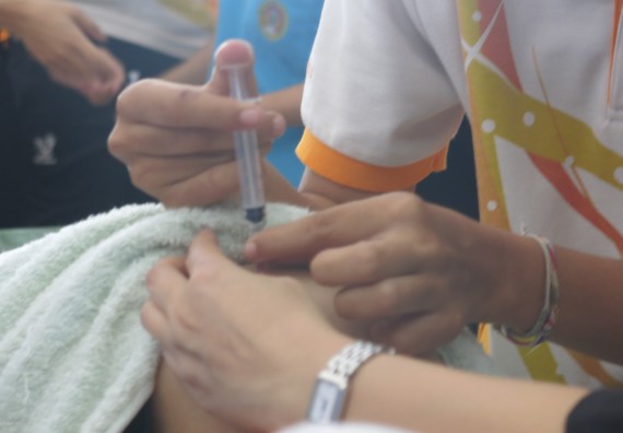 ภาพกิจกรรม โปรแกรมวิชาสาธารณสุขศาสตร์ จัดการอบรม เรื่อง การฉีดยา