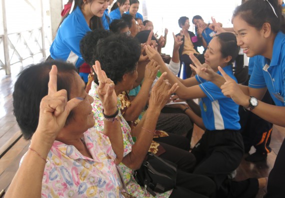 ภาพกิจกรรม โปรแกรมวิชาสาธารณสุขศาสตร์ จัดกิจกรรมบริการวิชาการด้านสุขภาพ