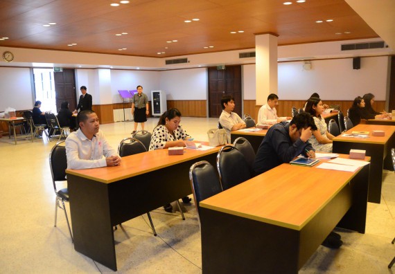 ภาพกิจกรรม คณะวิทยาศาสตร์และเทคโนโลยี เข้าร่วมการประชุมเชิงปฏิบัติการ การสร้างข้อสอบและการวัดประเมินผล