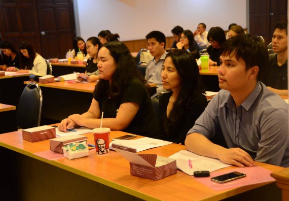 ภาพกิจกรรม คณะวิทยาศาสตร์และเทคโนโลยี เข้าร่วมการประชุมเชิงปฏิบัติการ การสร้างข้อสอบและการวัดประเมินผล