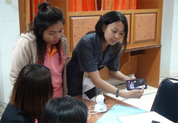 ภาพกิจกรรม โปรแกรมวิชาวิทยาการคอมพิวเตอร์ จัดการอบรมเชิงปฏิบัติการด้านความปลอดภัยโดยใช้เทคโนโลยีทางอินเทอร์เน็ต