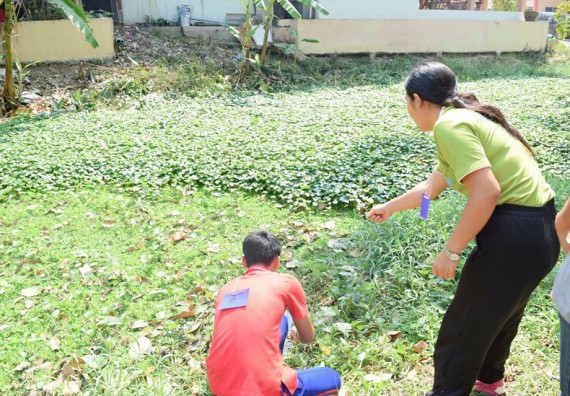 ภาพกิจกรรม โปรแกรมวิชาวิทยาศาสตร์สิ่งแวดล้อม จัดโครงการเยาวชนรักษ์สิ่งแวดล้อม กิจกรรมอบรมเชิงปฏิบัติการ คุณภาพน้ำและระบบนิเวศสิ่งแวดล้อม