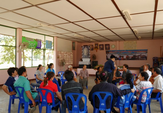 ภาพกิจกรรม ศูนย์บริการทางการแพทย์แผนไทยและการแพทย์ทางเลือก จัดอบรม เรื่องการปรับสมดุลร่างกาย