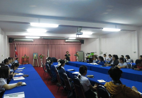 ภาพกิจกรรม โปรแกรมวิชาสาธารณสุขศาสตร์ จัดการอบรม เรื่อง การเตรียมความพร้อมก่อนออกฝึกประสบการณ์วิชาชีพสาธารณสุข