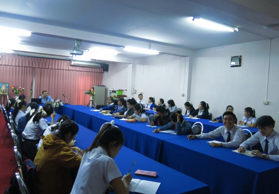 ภาพกิจกรรม โปรแกรมวิชาสาธารณสุขศาสตร์ จัดการอบรม เรื่อง การเตรียมความพร้อมก่อนออกฝึกประสบการณ์วิชาชีพสาธารณสุข