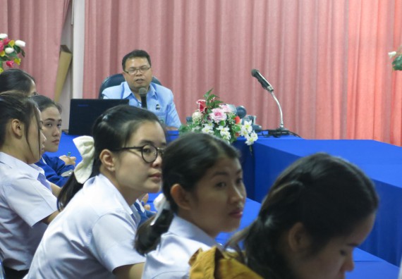 ภาพกิจกรรม โปรแกรมวิชาสาธารณสุขศาสตร์ จัดการอบรม เรื่อง การเตรียมความพร้อมก่อนออกฝึกประสบการณ์วิชาชีพสาธารณสุข