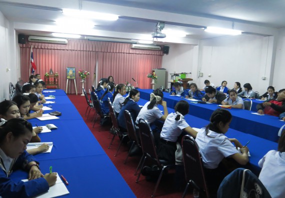 ภาพกิจกรรม โปรแกรมวิชาสาธารณสุขศาสตร์ จัดการอบรม เรื่อง การเตรียมความพร้อมก่อนออกฝึกประสบการณ์วิชาชีพสาธารณสุข