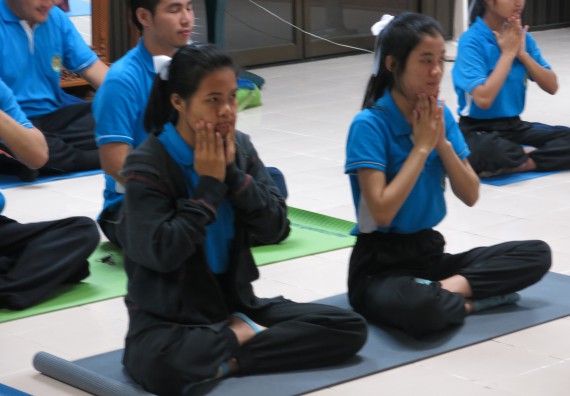 ภาพกิจกรรม โปรแกรมวิชาสาธารณสุขศาสตร์ จัดการอบรม เรื่อง การนวดตัวเพื่อสุขภาพ