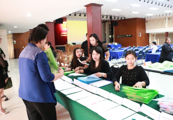 ภาพกิจกรรม คณะวิทยาศาสตร์และเทคโนโลยี เข้าร่วมโครงการฝึกอบรม เรื่อง การป้องกันผลประโยชน์ทับซ้อน