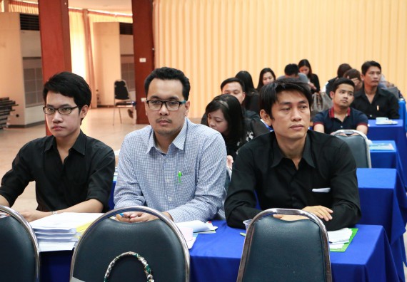 ภาพกิจกรรม คณะวิทยาศาสตร์และเทคโนโลยี เข้าร่วมโครงการฝึกอบรม เรื่อง การป้องกันผลประโยชน์ทับซ้อน